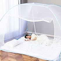 昭和レトロ・蚊帳・寝具・かや Amazon｜家庭用蚊帳、レトロな蚊帳、ダブルベッド、3ドアベッド